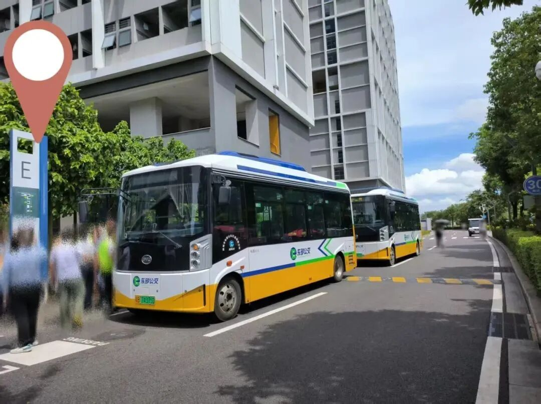 深圳技术大学校园巴士实景示意图